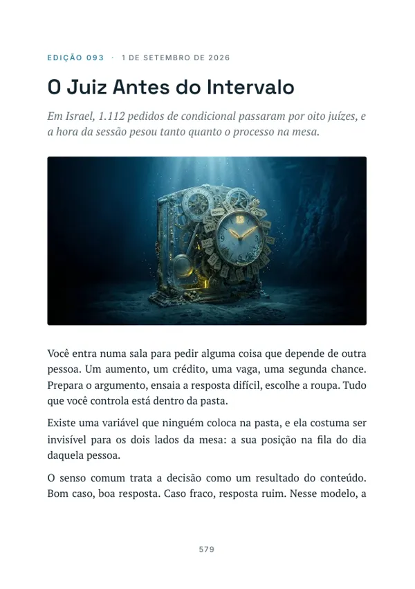 Página 579 do volume: abertura da edição 093, O Juiz Antes do Intervalo